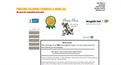 Desktop Screenshot of pristinecleaningservicellc.com